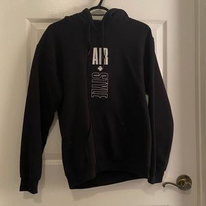 air&style black hoodie